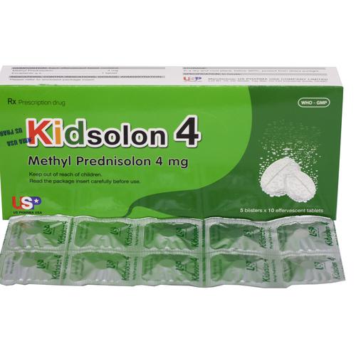 Kidsolon 4mg (Methylprednisolon) US Pharma (H/50v)