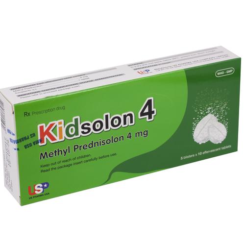 Kidsolon 4mg (Methylprednisolon) US Pharma (H/50v)
