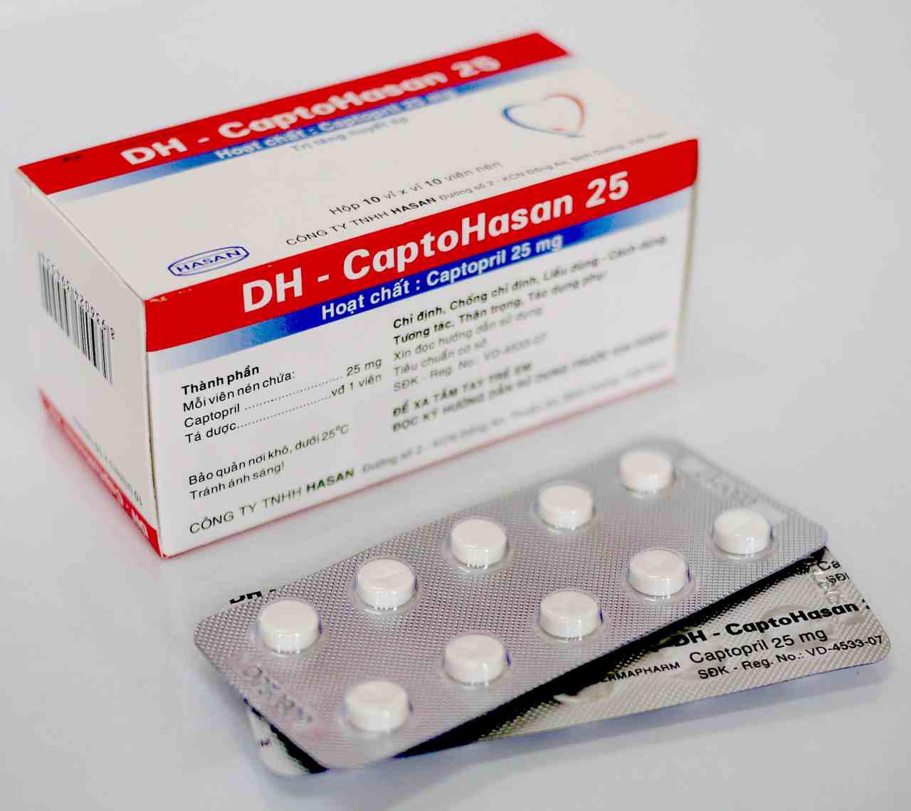 DH - Captohasan 25 (Captopril) Hasan (H/100v)