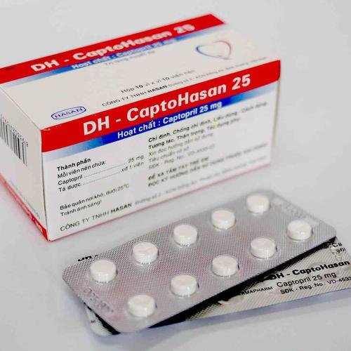 DH - Captohasan 25 (Captopril) Hasan (H/100v)