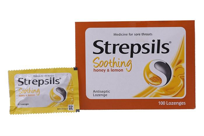 Strepsils Soothing Honey & Lemon Reckitt (H/50g/2v)