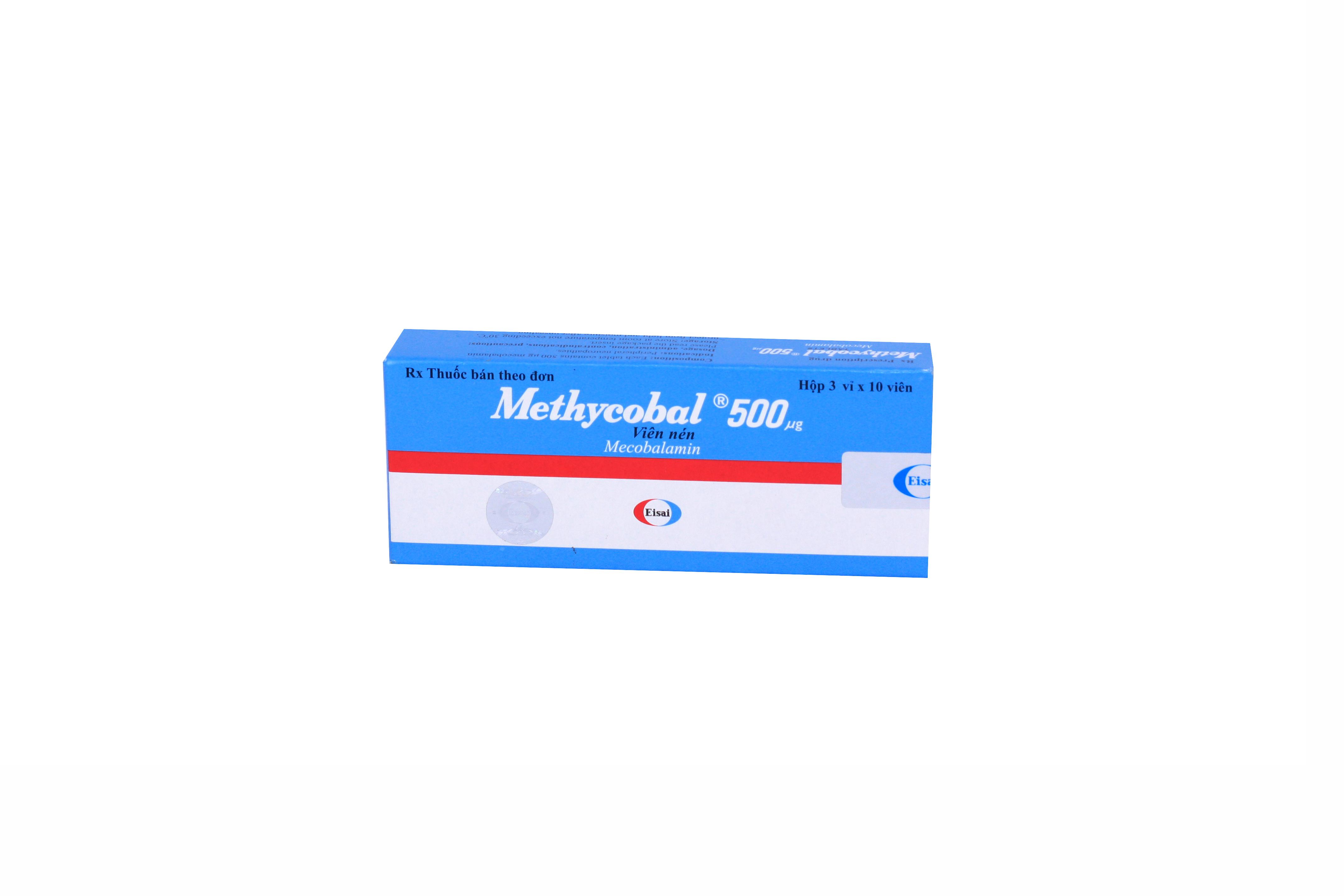 Methycobal 500mcg (Mecobalamin) Eisai (H/30v)
