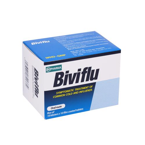 Biviflu (Paracetamol, Loratadin, Dextromethorphan Hydrobromid) BV Pharma (H/100v)