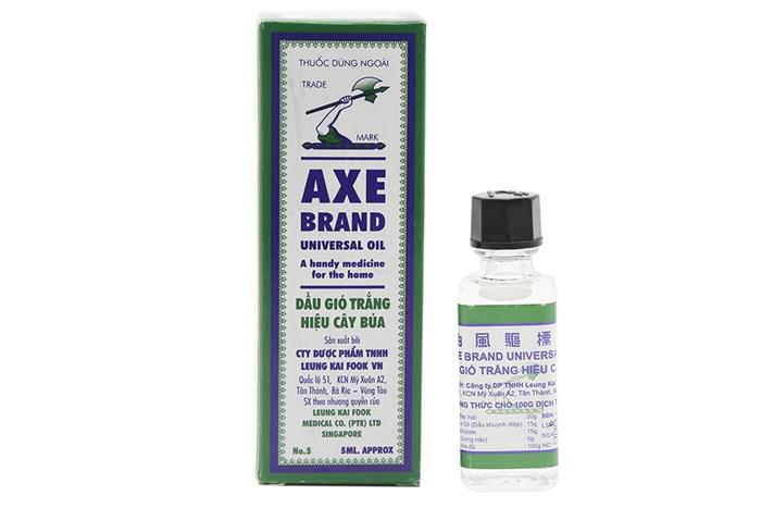 Dầu Gió Trắng Búa Axe (Lốc/10c/5ml)