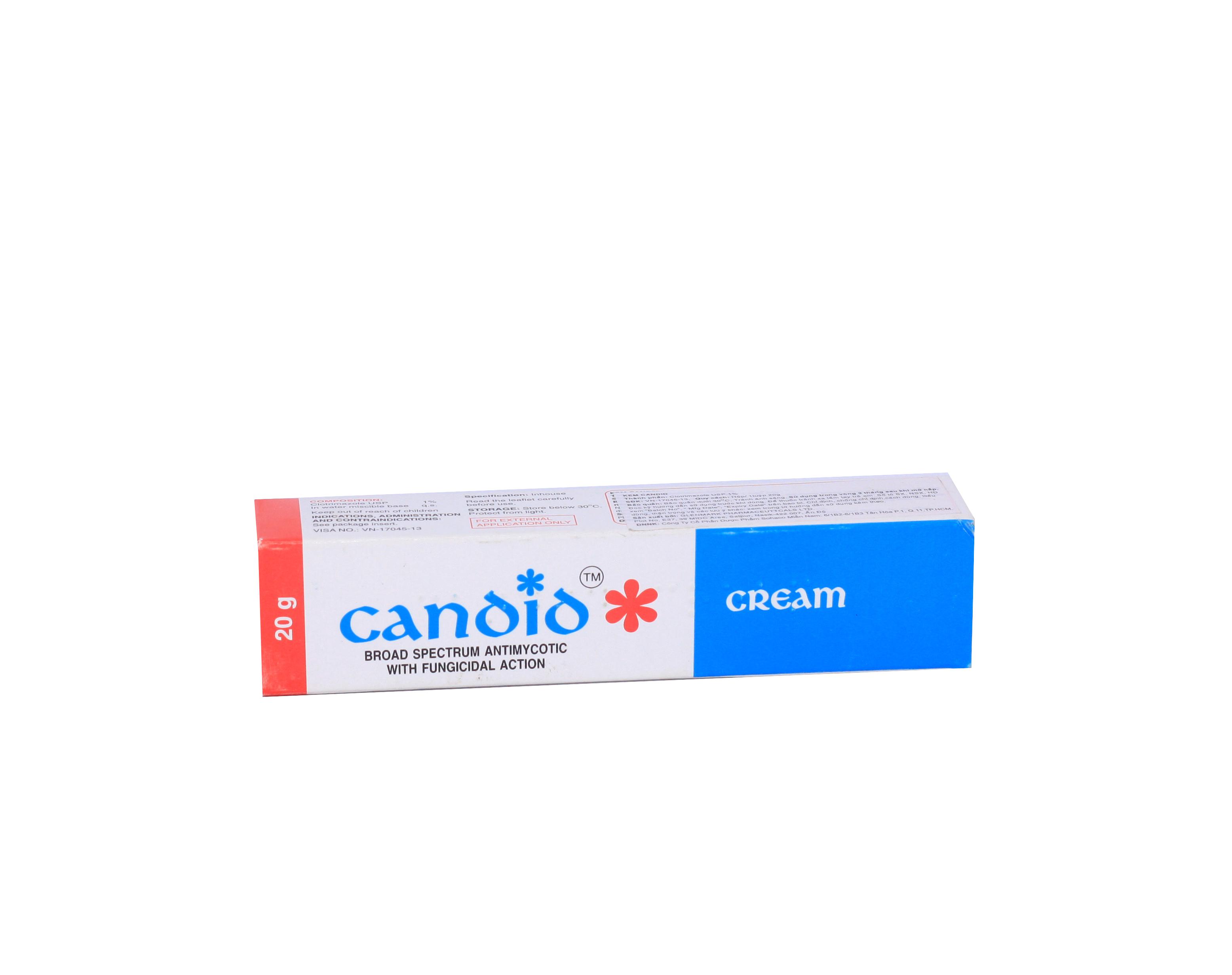 Candid Cream Glenmark (Tuýp 20gr)