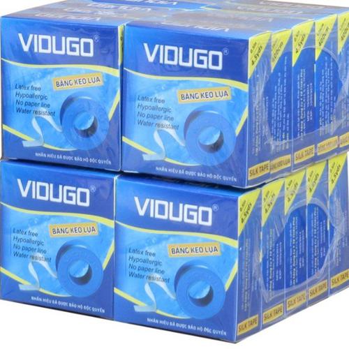 Băng Keo Lụa Vidugo 2.5cmx4m (Lốc 12 Cuộn)