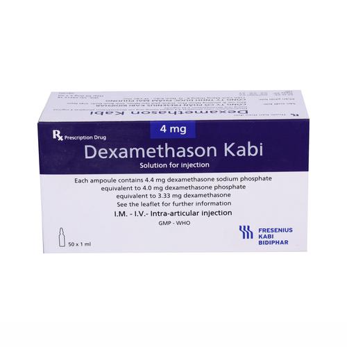 Dexamethason Kabi 4mg/ml Bidiphar (H/50 ống)