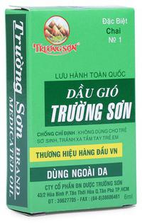 Dầu Gió Xanh Trường Sơn (Lốc/12c/6ml)