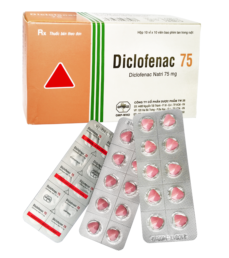 Diclofenac 75mg Uphace (H/100v)