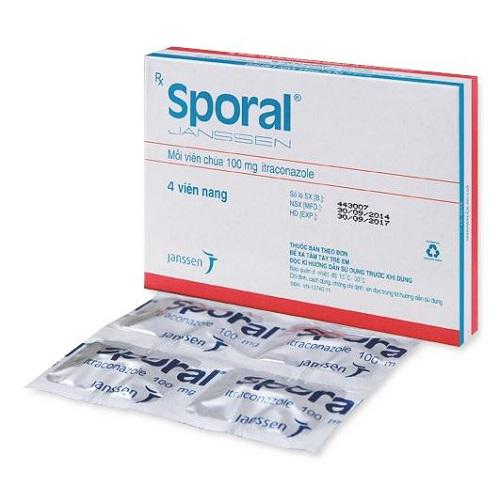 Sporal (Itraconazol) 100 Janssen (H/4v)