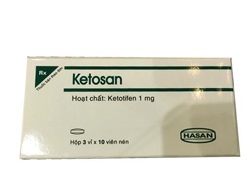 Ketosan (Ketotifen) Hasan (H/30v)