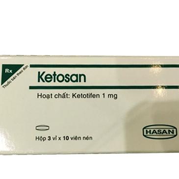 Ketosan (Ketotifen) Hasan (H/30v)