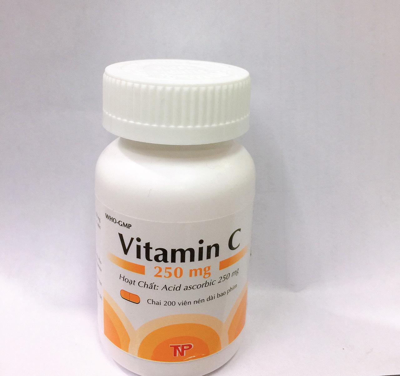 Vitamin C 250mg Tablet Thành Nam (C/200v)