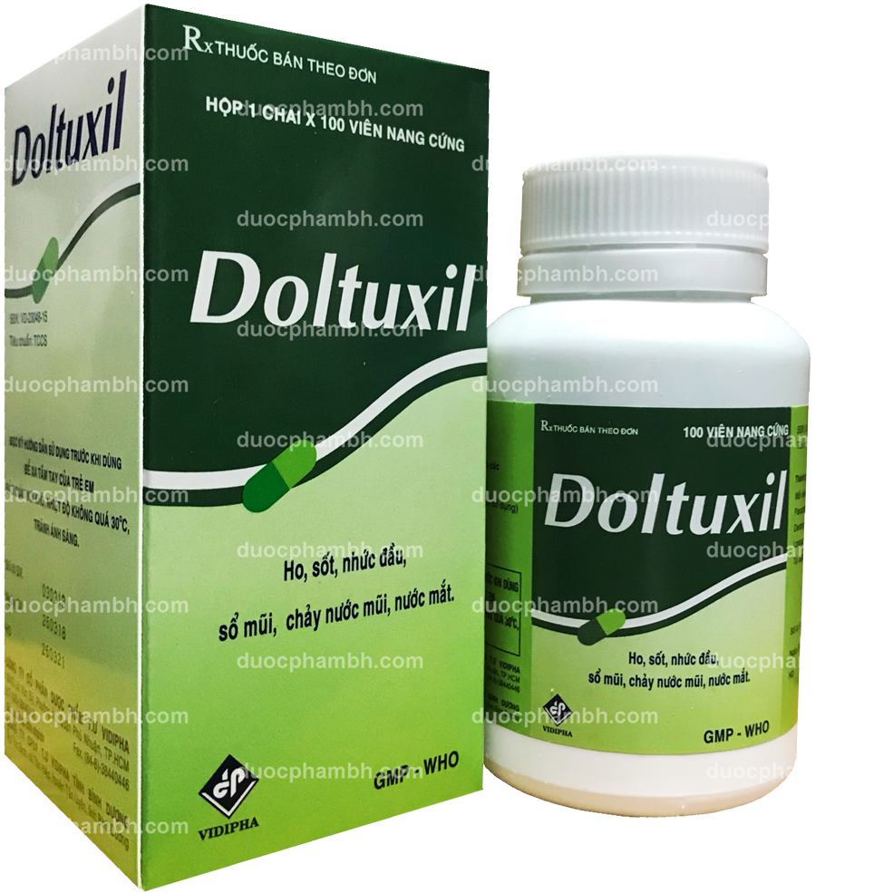 Doltuxil (Paracetamol, Dextromethorphan Hydrobromid, Loratadin) Vidipha (C/100v)