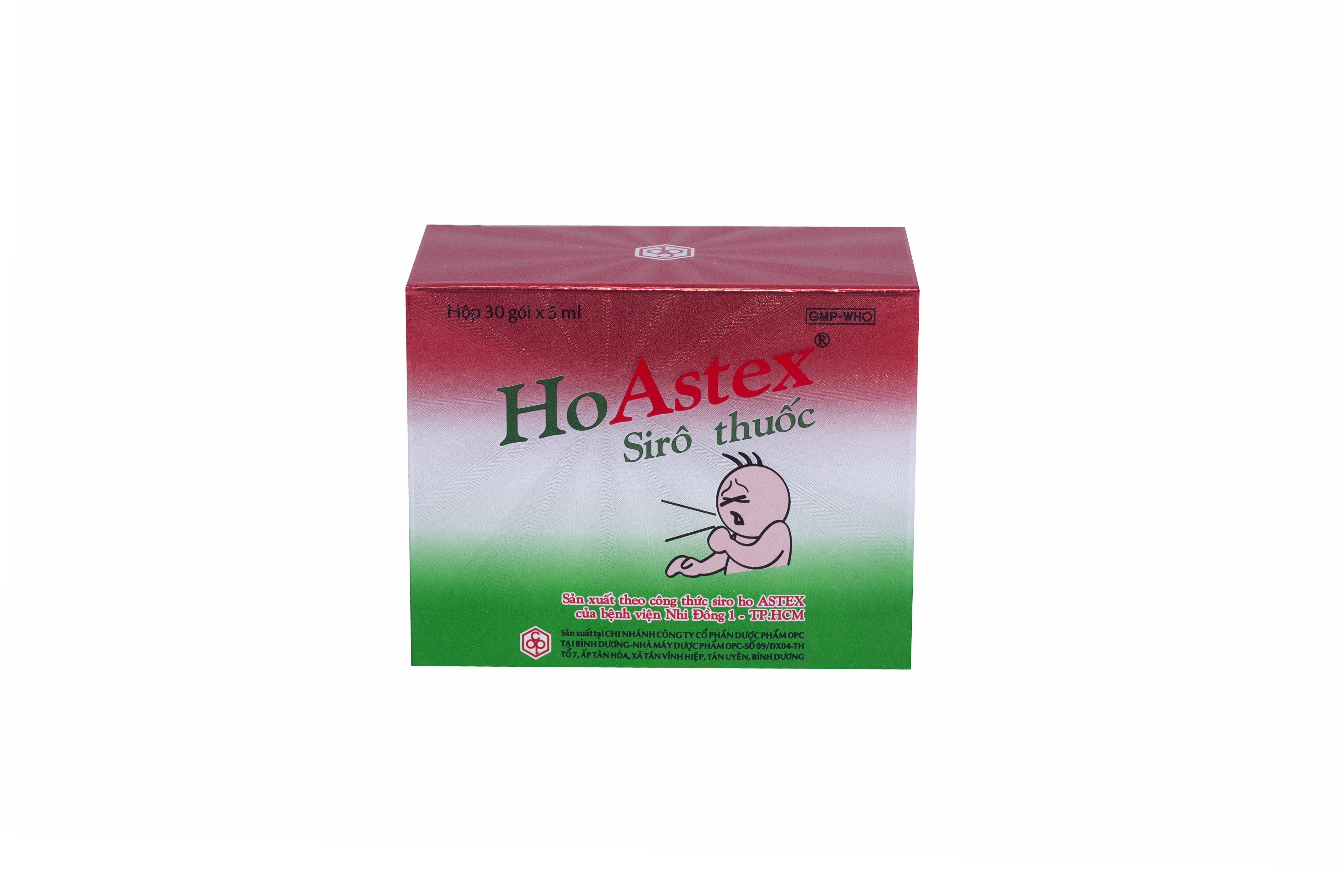 Ho Astex (Núc nác, Húng chanh, Cineol) OPC (H/30g) (Gói)