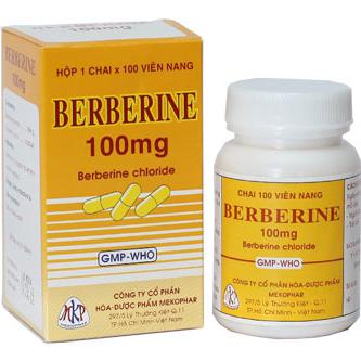 Berberine 100mg Mekophar (C/100v)