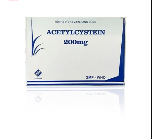 Acetylcystein 200mg Vidipha (H/200v)