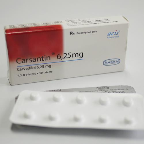 Carsantin 6,25mg (Carvedilol) Hasan (H/30v)