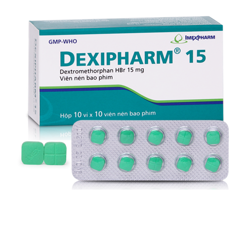 Dexipharm 15 (Dextromethorphan) Imexpharm (H/100v)(Nén)