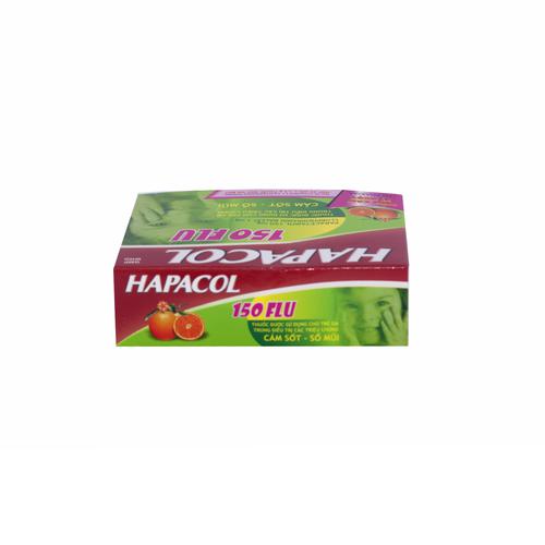 Hapacol 150 Flu (Paracetamol, Clorpheniramin Maleat) DHG Pharm (H/24g)
