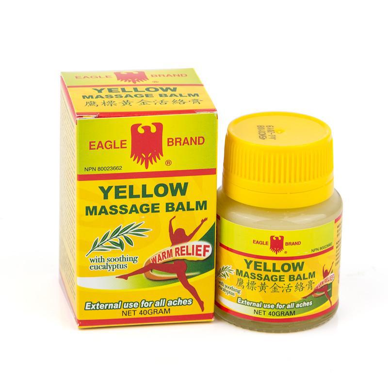 Dầu Cù Là Yellow Balm Eagle (5 lọ x 40gr)