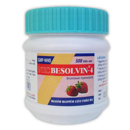 Nic Besolvin-4 (Bromhexin) Usa-Nic (C/500v)