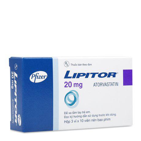 Lipitor 20mg (Atorvastatin) Pfizer (H/30v) (Cty)