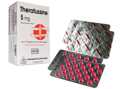 Theratussin (Alimemazin) 5mg TV.Pharm (H/250v)