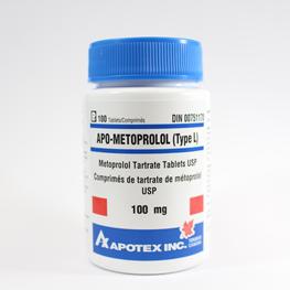 Apo - Metoprolol 100mg US Pharma (C/100v)