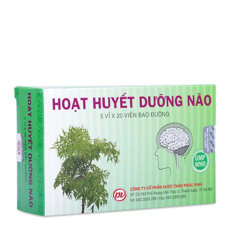 Hoạt Huyết Dưỡng Não Phúc Vinh (H/100v)