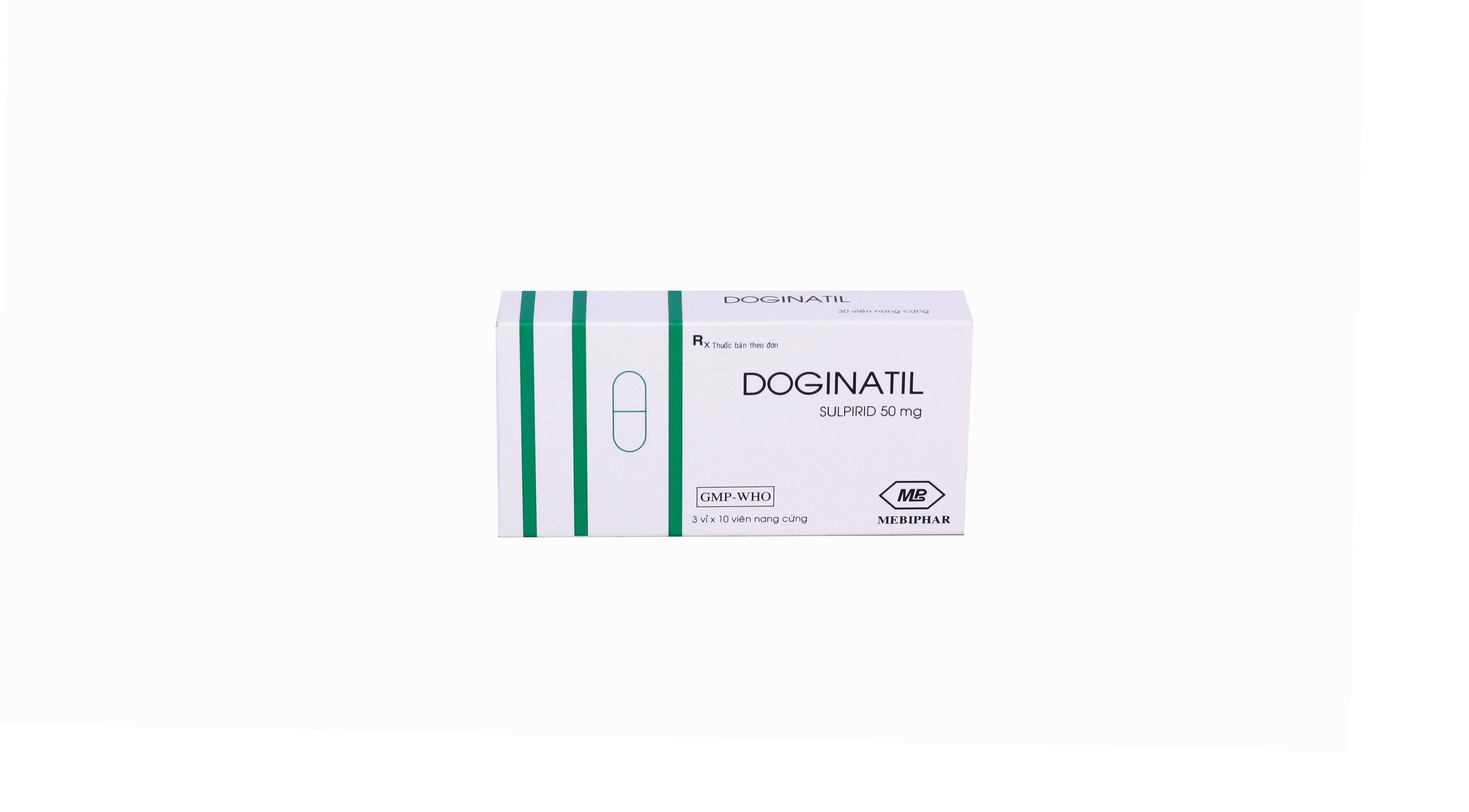 Doginatil 50mg (Sulpirid) Mebiphar (Lốc/10h/30v)