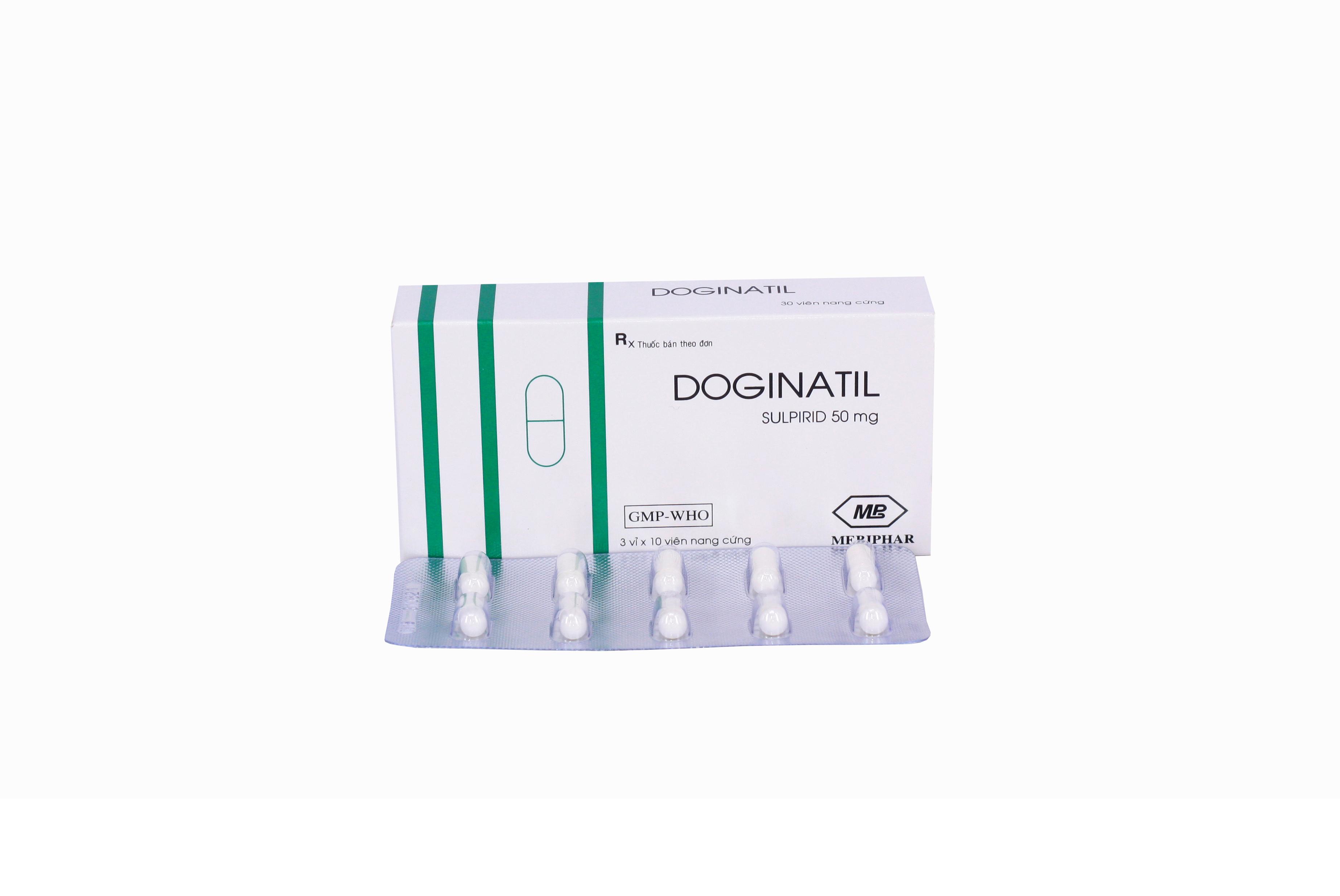 Doginatil 50mg (Sulpirid) Mebiphar (Lốc/10h/30v)