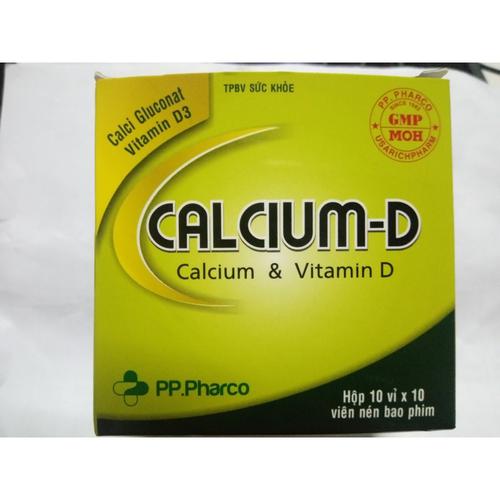 Calcium D PP Pharco (Lốc/5h/100v)