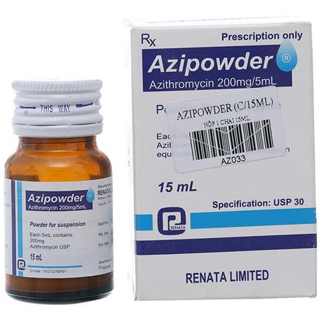 Azipowder (Azithromycin) 200mg Renata (C/15ml)