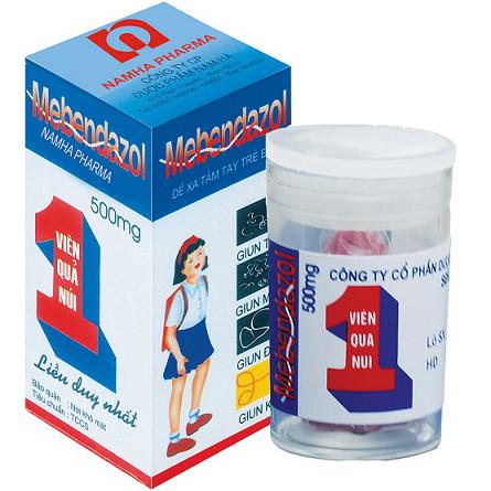 Mebendazol Giun Quả Núi Nam Hà (H/1v)