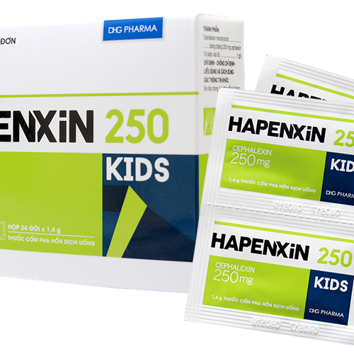 Hapenxin 250 (Cefalexin) DHG Pharma (H/24g)