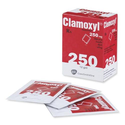 Clamoxyl (Amoxicilin) 250mg GSK (H/12g)
