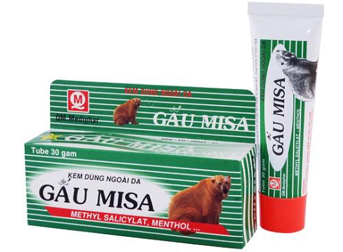 Kem Xoa Bóp Gấu Misa Mediphar (Lốc/5tuýp/30gr)