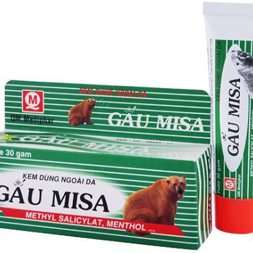 Kem Xoa Bóp Gấu Misa Mediphar (Lốc/5tuýp/30gr)