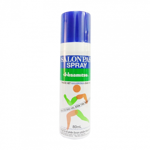 Salonpas Spray (Dl-Camphor, L-Menthol, Tocopherol) Hisamitsu (C/80ml)