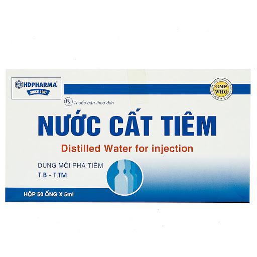 Nước Cất Tiêm 5ml HD Pharma (H/50o)