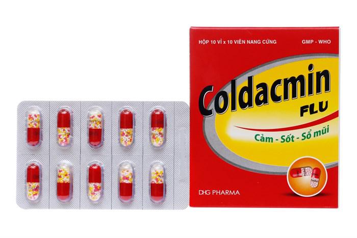 Coldacmin Flu (Clorpheniramin Maleat, Paracetamol) DHG Pharma (H/100v)