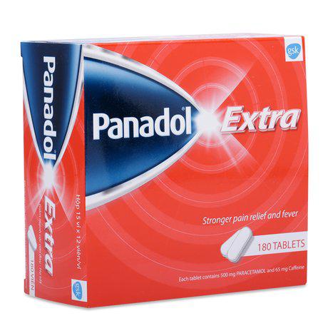 Panadol Extra (Paracetamol, Cafein) GSK (H/180v)