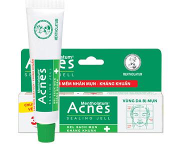 Acnes Sealing Jell Trị Mụn Xanh Rohto (Tuýp/18gr)