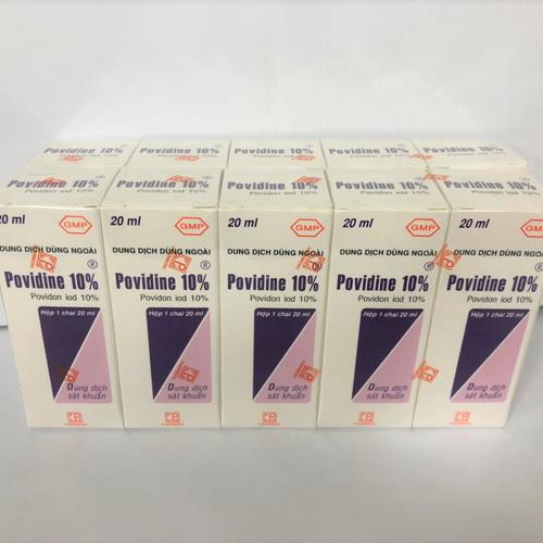 Povidine 10% Pharmedic (Lốc/10c/20ml)