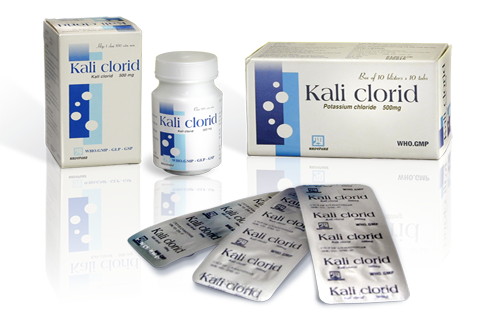 Kali Clorid 500mg Nadyphar (H/100v)