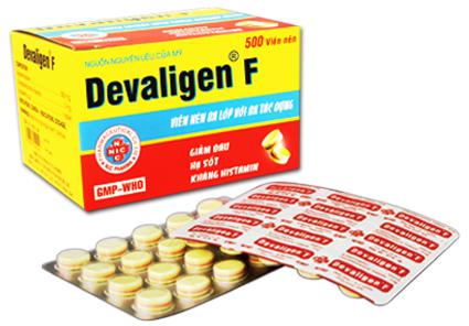Devaligen F (Paracetamol, Clorpheniramin Maleat) USA-NIC (H/500v) 