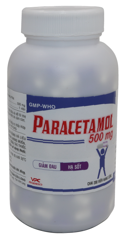Paracetamol 500mg Pharimexco (C/500v)
