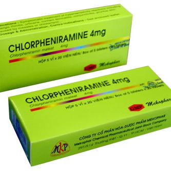 Clorpheniramine 4mg Mekophar (Lốc/10h/100v)