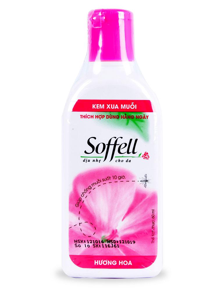 Soffell Kem Chống Muỗi Hương Hoa (C/60ml)